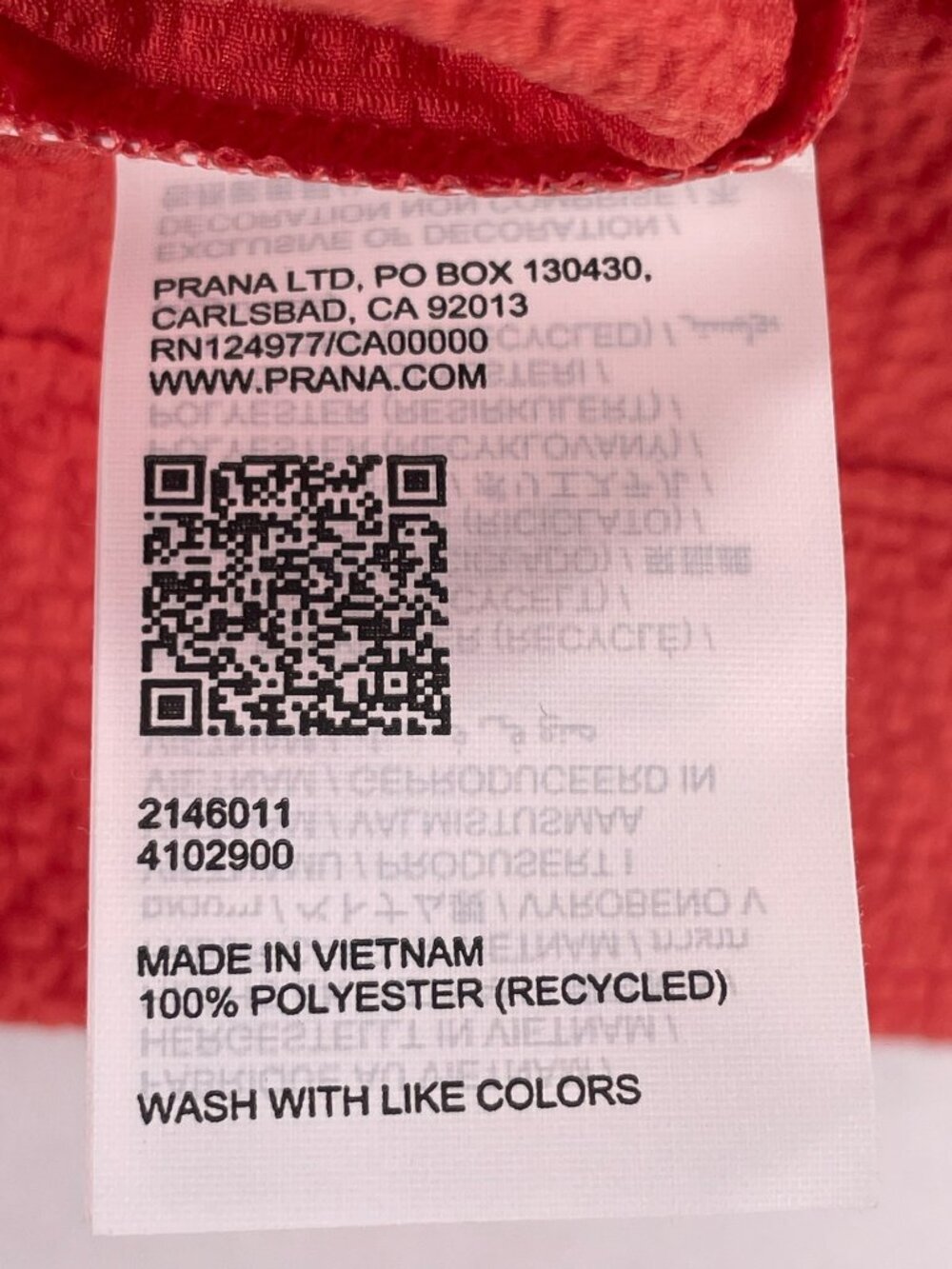 PrAna Coastal Sol Tank Lychee Textured Recycled Polyester Women's Sz S $58 NEW - Picture 5 of 6